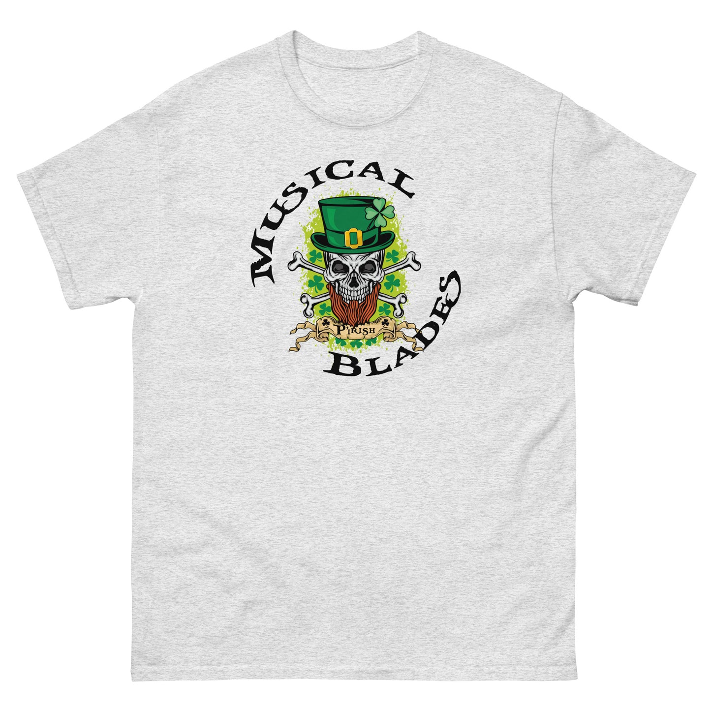 P'Irish Men's classic tee (Front and Back printing)