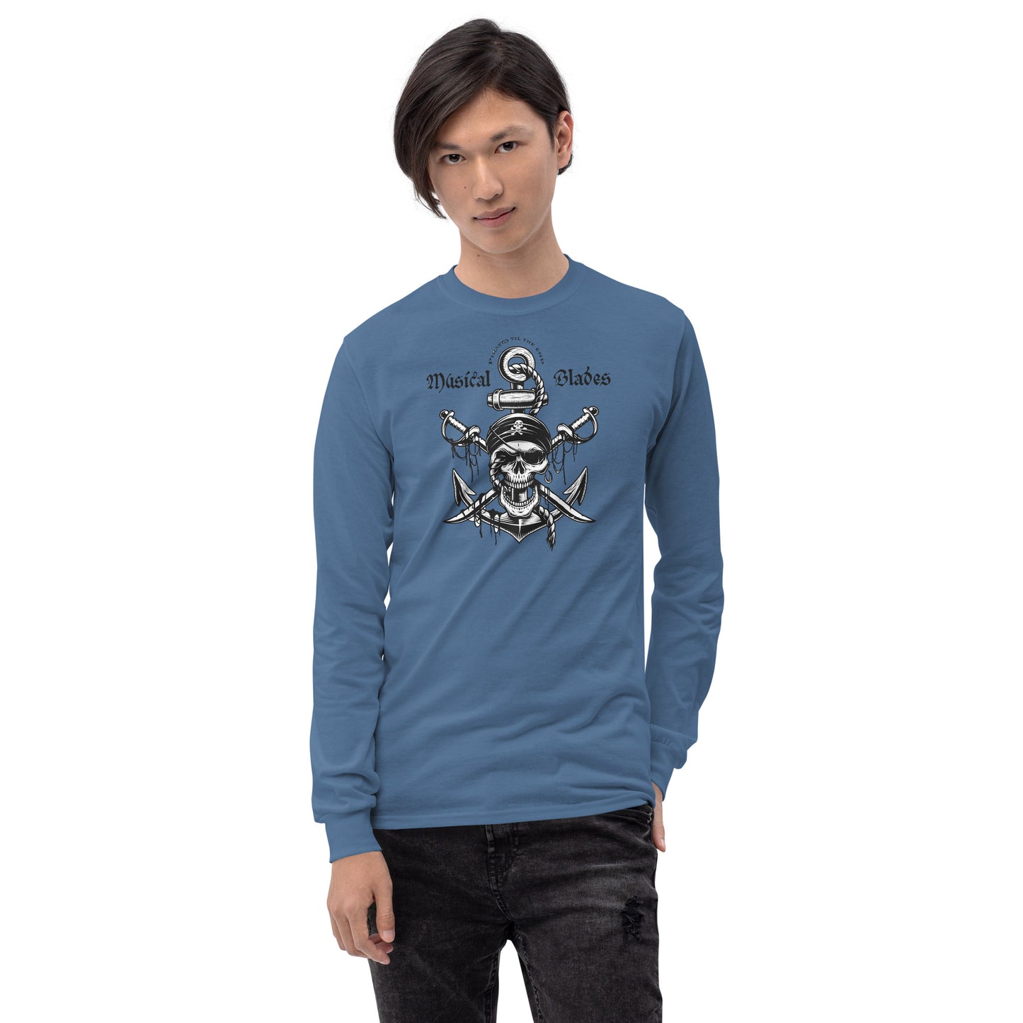 Skull and Anchor - Men’s Long Sleeve Shirt