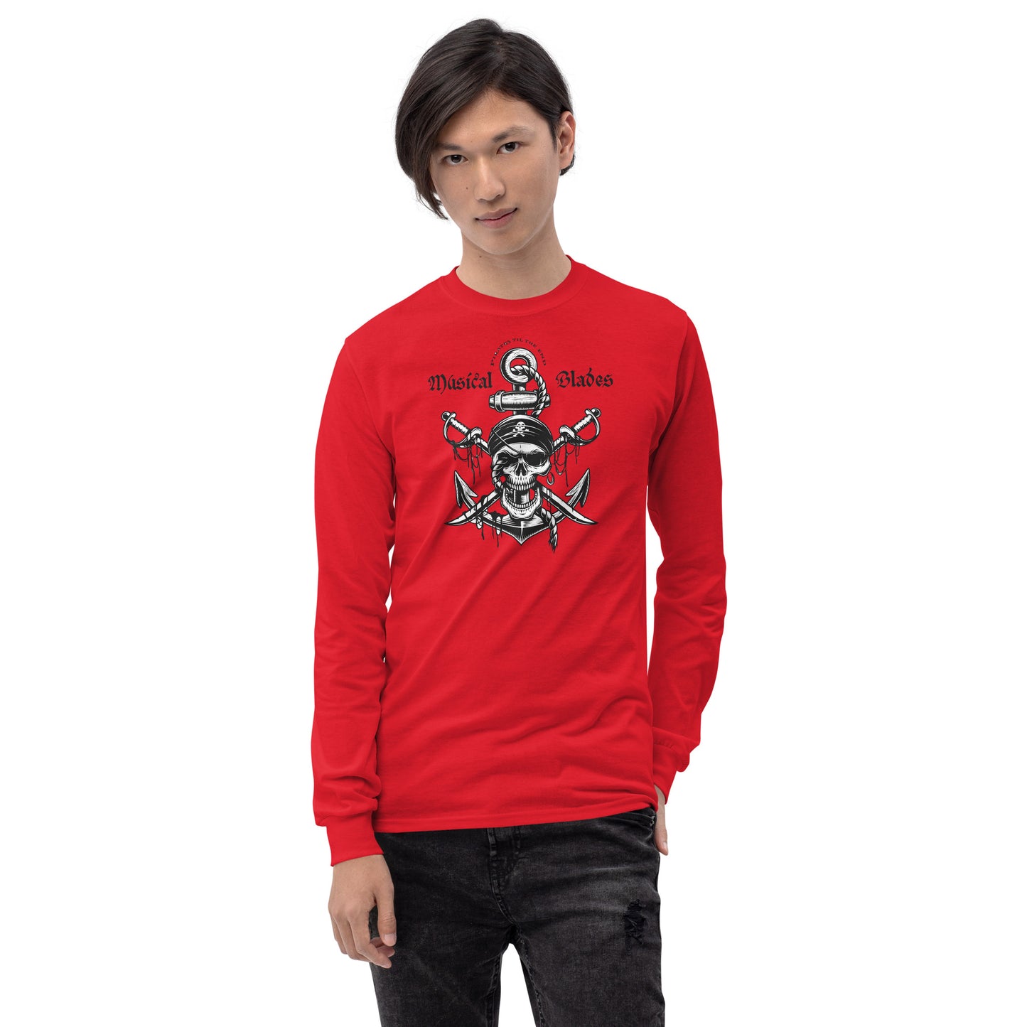 Skull and Anchor - Men’s Long Sleeve Shirt