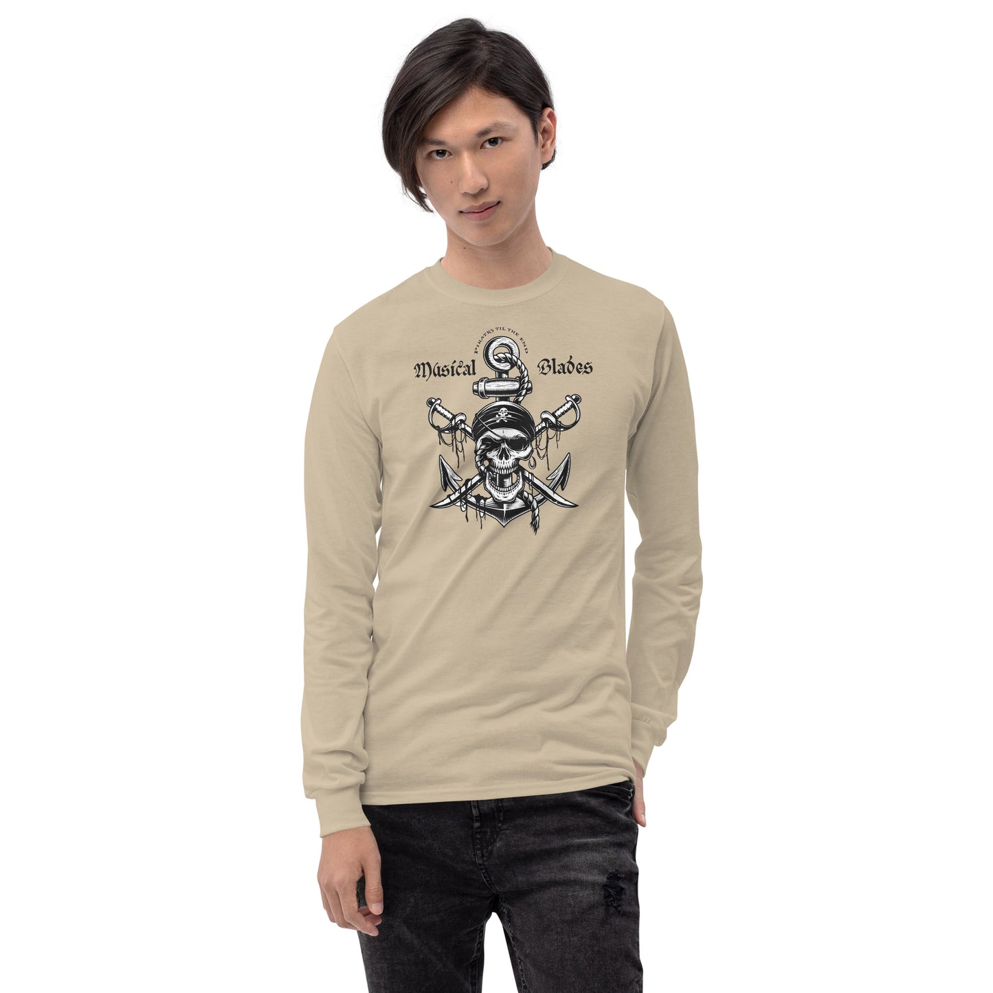 Skull and Anchor - Men’s Long Sleeve Shirt