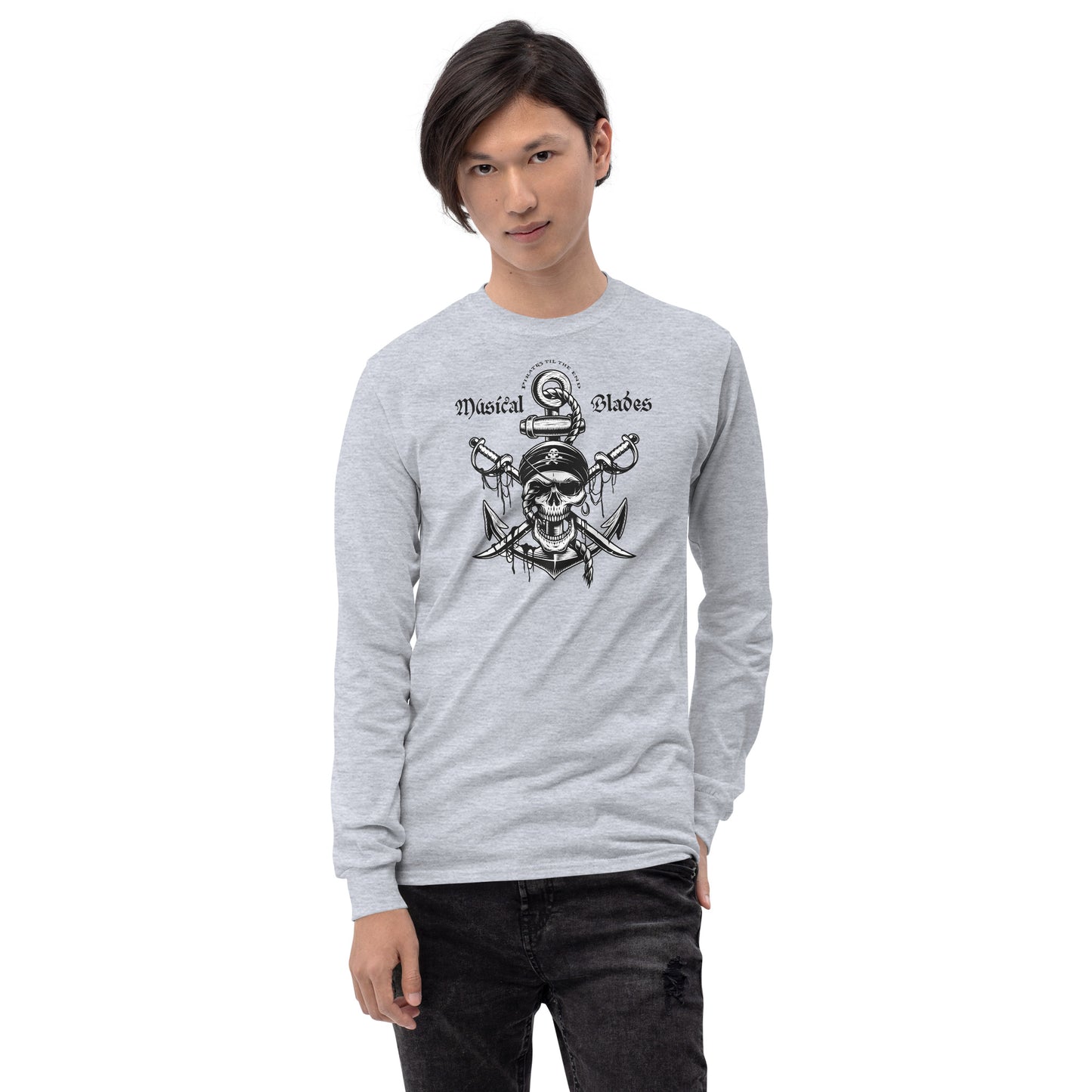 Skull and Anchor - Men’s Long Sleeve Shirt