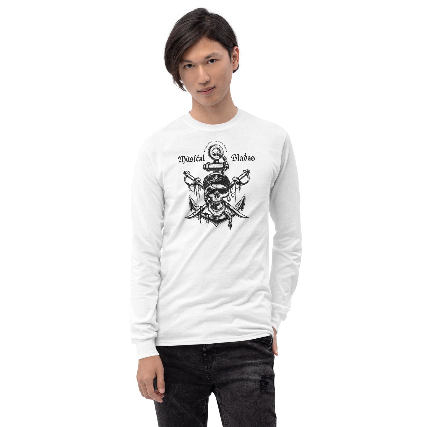 Skull and Anchor - Men’s Long Sleeve Shirt