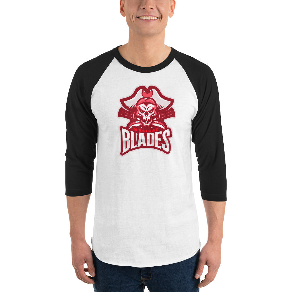 3/4 sleeve raglan shirt