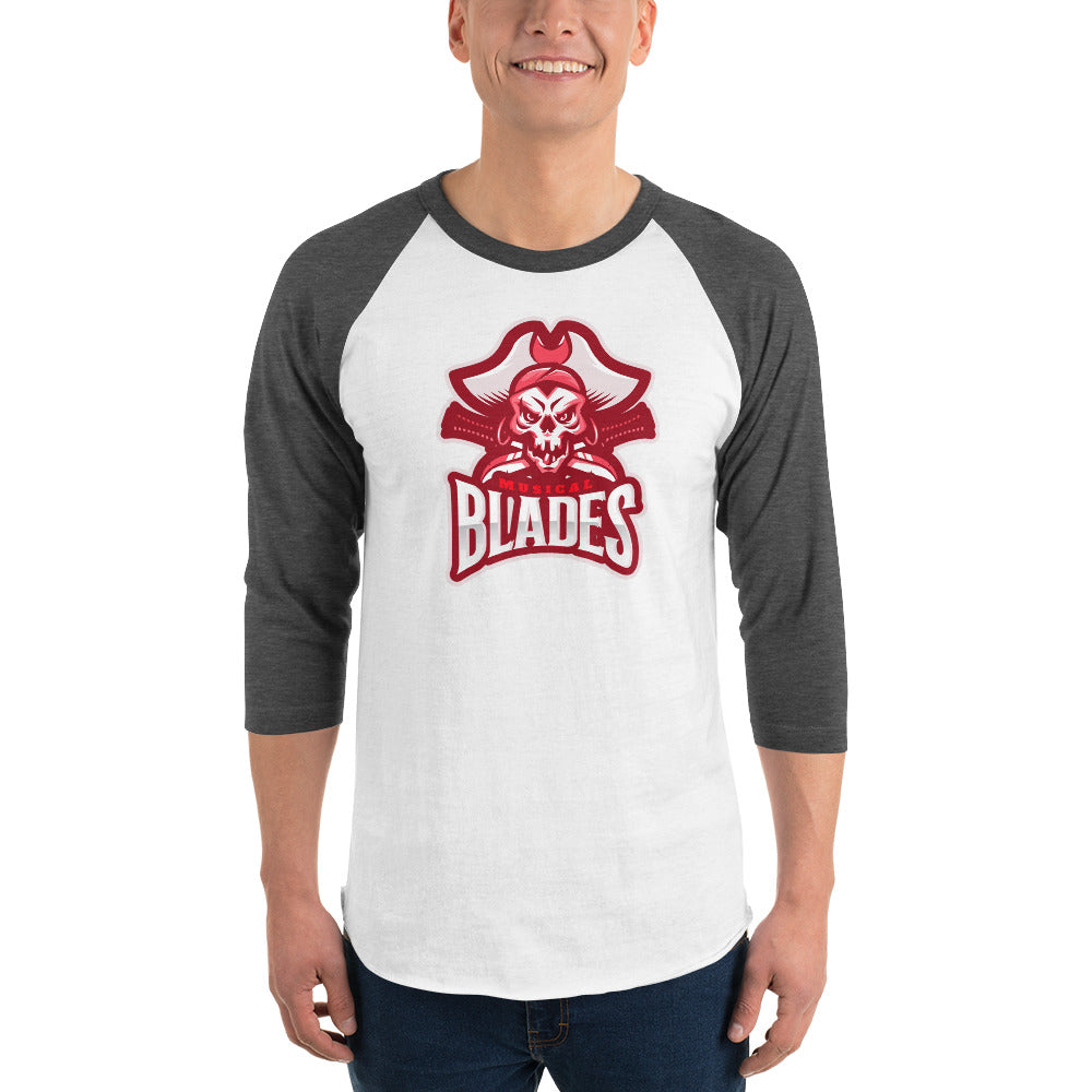 3/4 sleeve raglan shirt