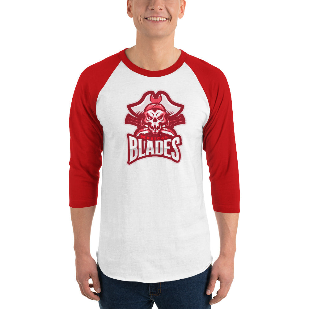 3/4 sleeve raglan shirt