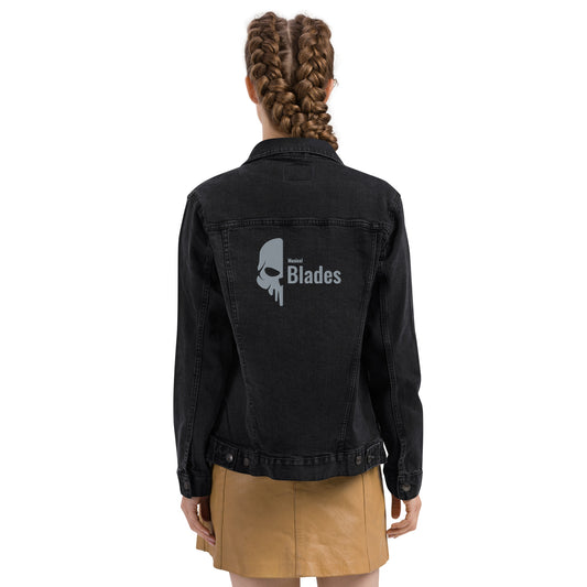 Unisex embroidered denim jacket